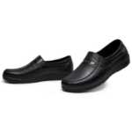 남성 모조 가죽 논슬립 레인 슈즈의 그림