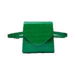 소가죽 벨트 가방의 그림