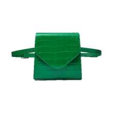 소가죽 벨트 가방의 그림