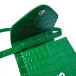 소가죽 벨트 가방의 그림