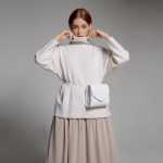 소가죽 벨트 가방의 그림