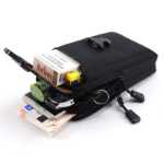 휴대 전화 허리 팩의 그림