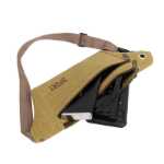 남성 및 여성 야외 스포츠 허리 팩의 그림