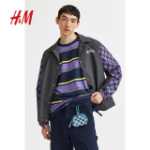 남성 캐주얼 패션 체크 무늬 도난 방지 허리 가방의 그림