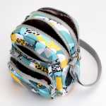 나일론 캔버스 크로스 바디 가방의 그림