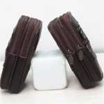 소가죽 남성용 휴대폰 가방의 그림