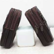 소가죽 남성용 휴대폰 가방의 그림