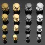 금속 리벳 버클 양면 캡의 그림