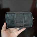 소가죽 휴대폰 가방의 그림