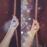 바디 하이라이터 스프레이 스프레이 글리터 펄 편광 스프레이 파우더 스프레이 팔 헤어 쇄골 신부 메이크업 무대 메이크업의 그림