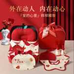 신생아 선물 상자의 그림