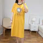 여름 모유 수유  드레스 임부복의 그림