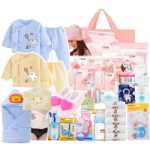 임산부 산후 아기 용품세트의 그림