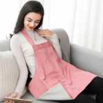 방사선 방지 의류 임산부 의류 정품 배 앞치마 배 턱받이 차단 천 사무실 컴퓨터 전자기 용광로 임신 여성 작업의 그림