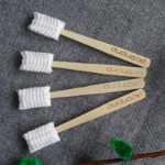 출산 산후 일회용 월간 칫솔의 그림