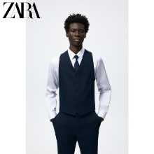 ZARA 뉴 남성복 슬림핏 수트 베스트 1564414 401의 그림