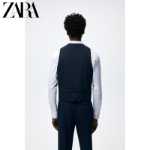 ZARA 뉴 남성복 슬림핏 수트 베스트 1564414 401의 그림
