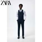 ZARA 뉴 남성복 슬림핏 수트 베스트 1564414 401의 그림