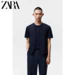 ZARA 뉴 남성복 슬림핏 수트 베스트 1564414 401의 그림