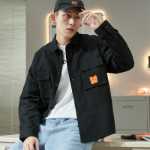 남성 캐주얼 긴팔 셔츠의 그림