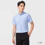 남성 긴팔 옥스포드  셔츠의 그림