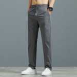 작업복 바지 남성 작업용 느슨한 작업 바지 비 자기 비 철 봄, 가을, 겨울 패딩 캐주얼 스웨트 팬츠의 그림