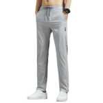 작업복 바지 남성 작업용 느슨한 작업 바지 비 자기 비 철 봄, 가을, 겨울 패딩 캐주얼 스웨트 팬츠의 그림