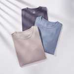 모달  남성용 라운드 넥의 그림