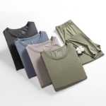 모달  남성용 라운드 넥의 그림