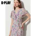 프렌치 다크 나이트 플라워 티 브레이크 드레스의 그림