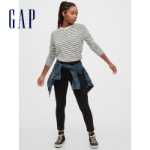 갭 여성 캐주얼 스트라이프 루즈 긴팔 티셔츠의 그림