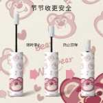 딸기 곰 프린트 우산의 그림