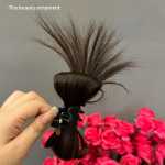 깃털 셔틀콕 헤어 클립의 그림