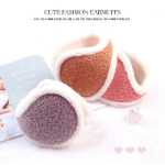 양모 따뜻한 귀 머프의 그림