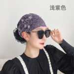 여성 머리 스카프 모자의 그림