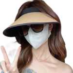 선 스크린 모자 여성용의 그림