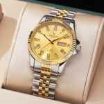 다이아몬드 남성용 자동 기계식 시계의 그림