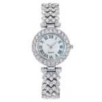 손목 시계 목걸이 팔찌 반지 세트의 그림