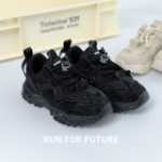 왼쪽 서쪽 소년 운동화 메쉬 통기성 가을 2023 새로운 아동 신발 작은 흰색 신발 중대형 소년 소년 조류의 그림