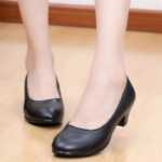 스튜어디스 신발 /  정품 가죽의 그림