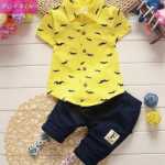 아기 소년 옷 2017 여름 신생아 의류 코튼의 그림