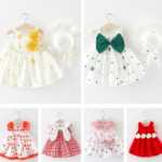 아기 여자 공주 드레스 어린이 여름 옷 키즈 드레스의 그림