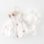 아기 여자 공주 드레스 어린이 여름 옷 키즈 드레스의 그림