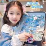 어린이 헤어 액세서리 선물 상자 아이샤 머리 장식 작은 공주 생일 선물 귀여운 헤어 카드 쥬얼리 가죽 밴드의 어린 소녀 세트의 그림