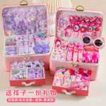 어린이 헤어 액세서리 선물 상자 아이샤 머리 장식 작은 공주 생일 선물 귀여운 헤어 카드 쥬얼리 가죽 밴드의 어린 소녀 세트의 그림