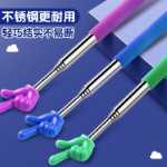 개폐식 채찍 손가락 독서 스틱 독서 책을 읽는 어린이 개폐식 손가락 스틱 교구 교사 특수 대형 명령 스틱 독서 펜 교육 유치원 유아 칠판 피아노 가이드 인식 가정용 막대의 그림