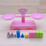 어린이 과학 측정 교구 팔레트 저울 눈동자 퍼즐 교육 과학 인기 물리학 지렛대 작은 실험의 그림