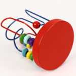 나무 구슬 구슬 유치원 아기 유아 어린이 색 인지 지능 조기 교육 교구 교육 장난감의 그림