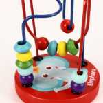 나무 구슬 구슬 유치원 아기 유아 어린이 색 인지 지능 조기 교육 교구 교육 장난감의 그림