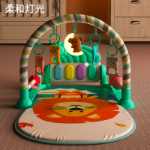 페달 피아노 신생아 피트니스 프레임 장치 퍼즐 조기 교육 3-6 개월 아기가 누워서 장난감을 연주하는 0-1 세 아기의 그림